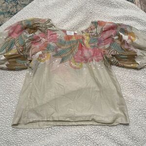 Anthropologie HD in Paris Balloon Sleeve Blouse